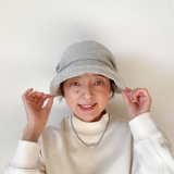 【つばが2タイプ】グランキャスケット ：小顔効果大であわせやすい 帽子型紙 初心者 簡単 商用利用可