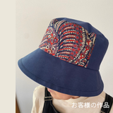 バケットハット：シンプルで形のいい定番帽子型紙　男女兼用 メンズ 子供サイズ 初心者 簡単 PDFダウンロード 商用利用可