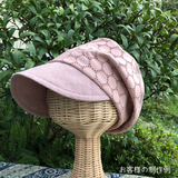 【つばが2タイプ】グランキャスケット ：小顔効果大であわせやすい 帽子型紙 初心者 簡単 商用利用可
