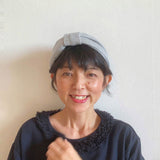 リボン＆ツイストボンネセット：髪のお悩みをかわいくカバー　帽子みたいなヘアーバンド　室内帽子 初心者 簡単 PDFダウンロードも 商用利用可