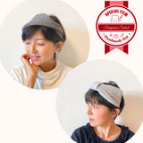 リボン＆ツイストボンネセット：髪のお悩みをかわいくカバー　帽子みたいなヘアーバンド　室内帽子 初心者 簡単 PDFダウンロードも 商用利用可