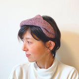 リボン＆ツイストボンネセット：髪のお悩みをかわいくカバー　帽子みたいなヘアーバンド　室内帽子 初心者 簡単 PDFダウンロードも 商用利用可