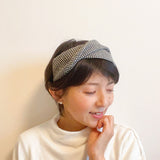 リボン＆ツイストボンネセット：髪のお悩みをかわいくカバー　帽子みたいなヘアーバンド　室内帽子 初心者 簡単 PDFダウンロードも 商用利用可